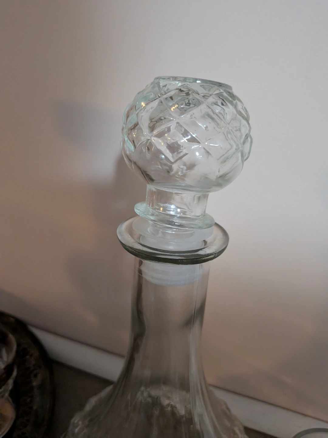 Glass Decanter and Tumbler Set with Mountain Base - photo 3