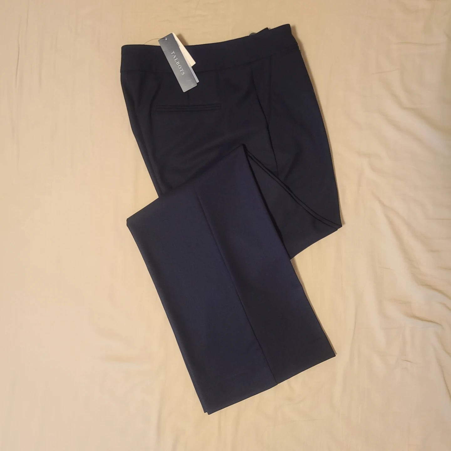 BNWT Talbots Navy Blue Dress Pants Size 6 - photo 2