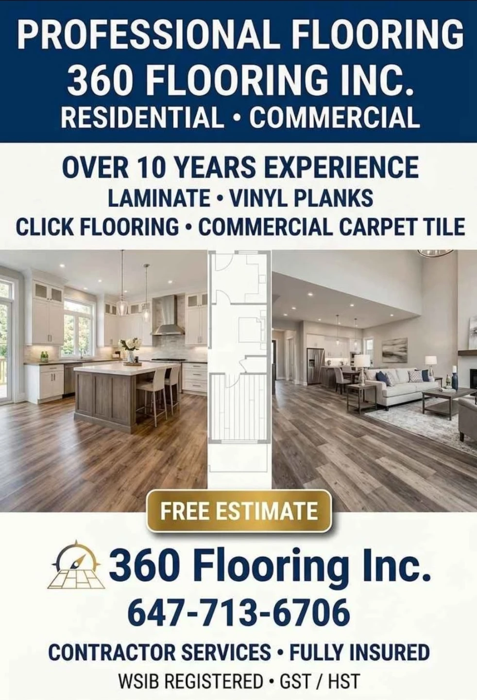 360 Flooring Inc. Fast & Professional Flooring Installation