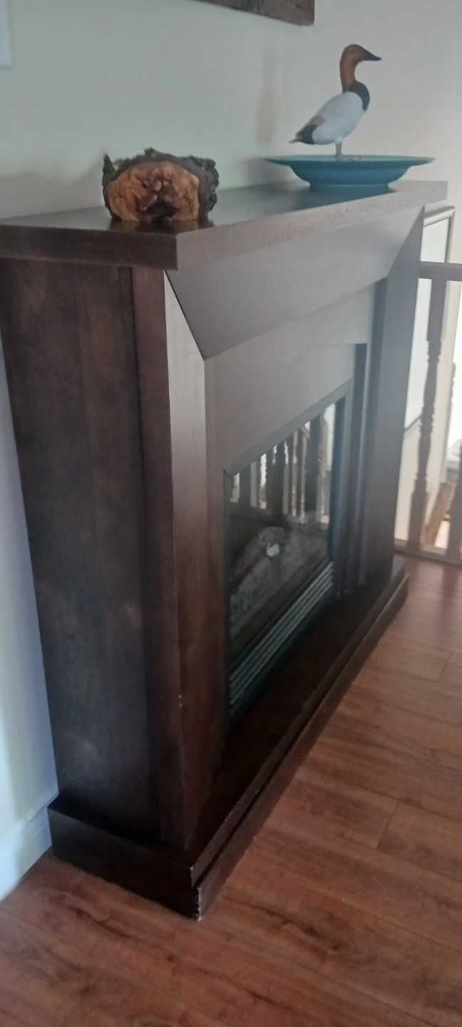 Dark Wood Electric Fireplace - photo 4