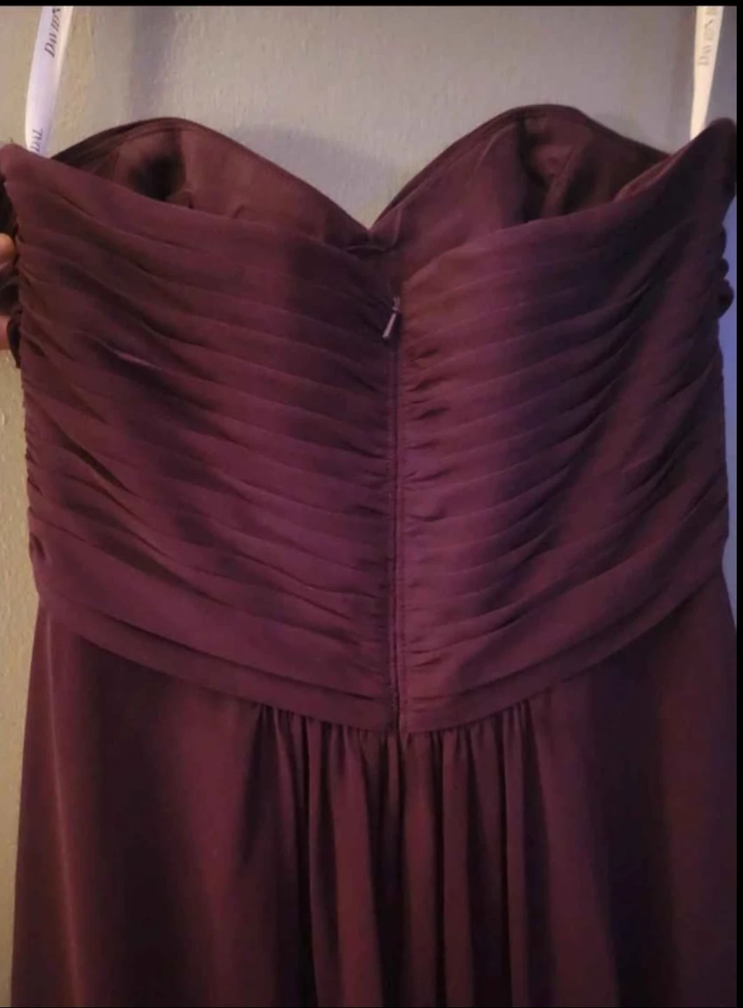 David's Bridal Strapless High-Low Dress Size 4 - photo 4