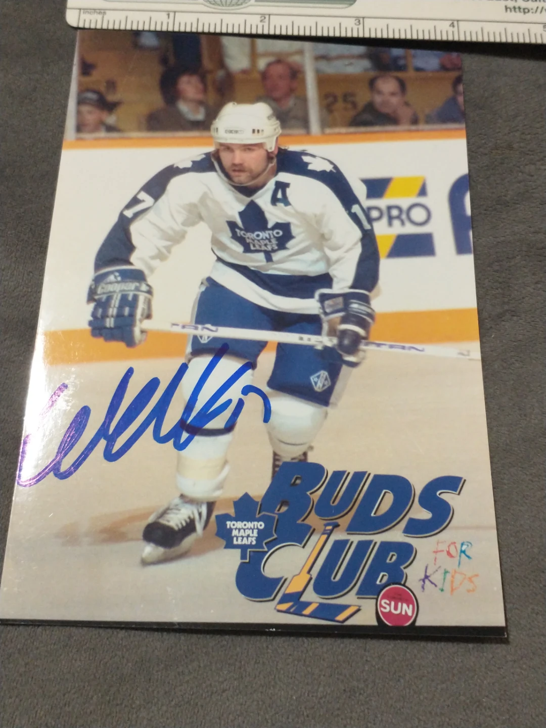 Wendel Clark Toronto Maple Leafs Signed Photo - photo 3