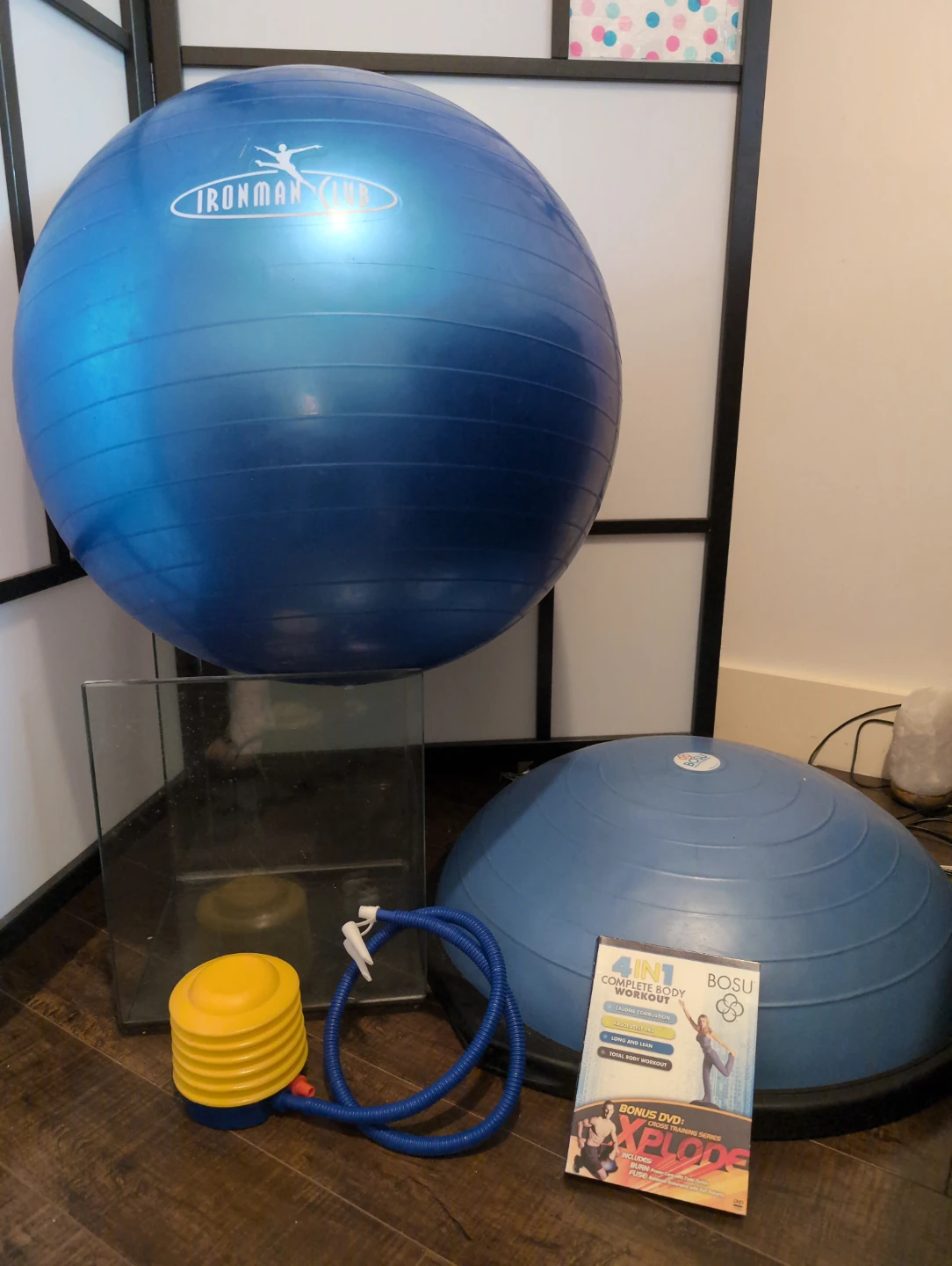 BOSU Balance Trainer and 55cm Exercise Ball+