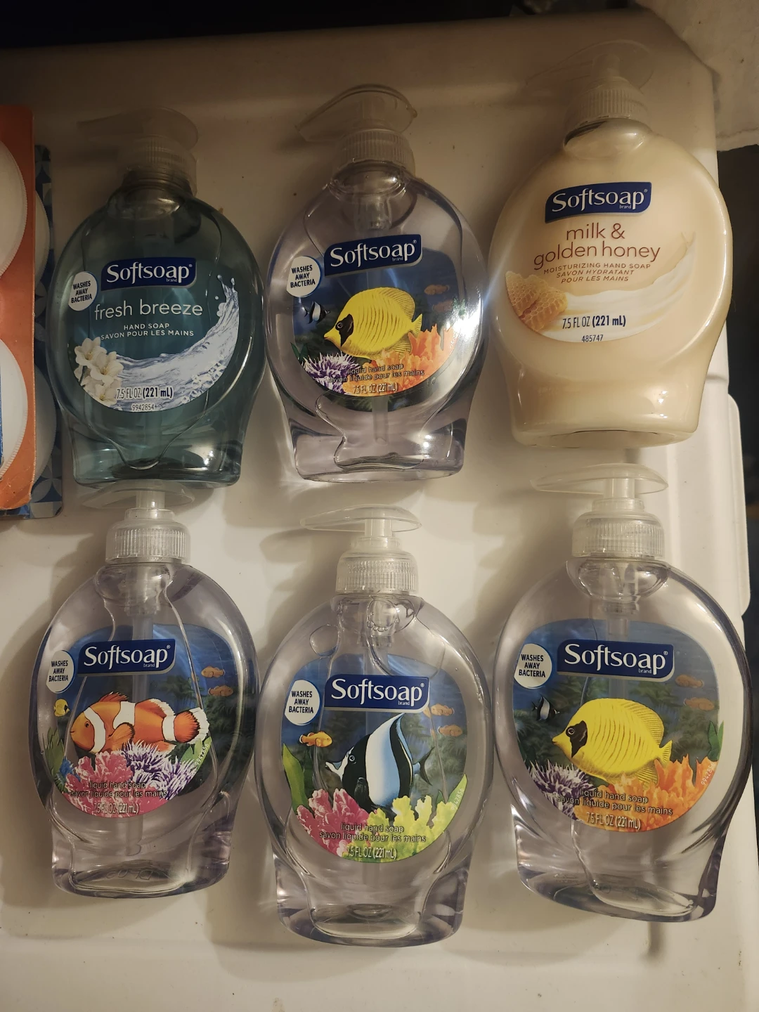 Softsoap Hand Soap - Fresh Breeze, Milk & Honey, Aquarium Scents