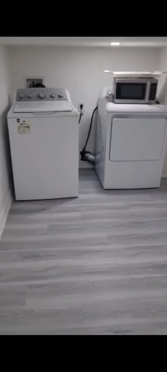 One room available in a  two bedroom basement apartment