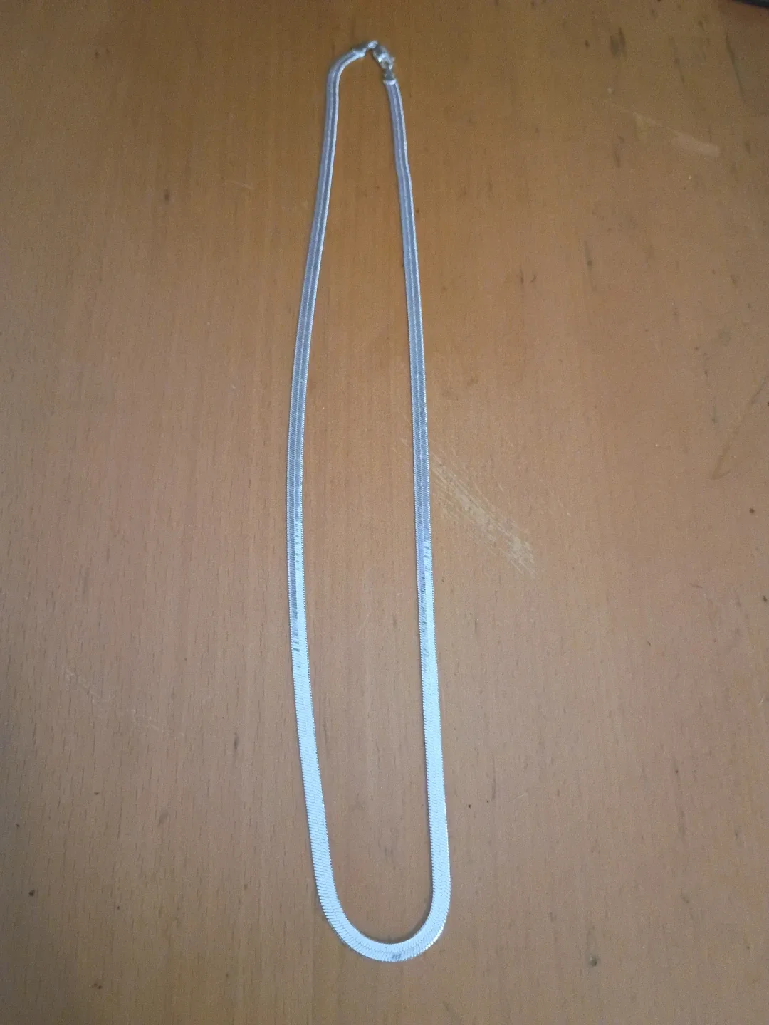 Sterling Silver herringbone necklace