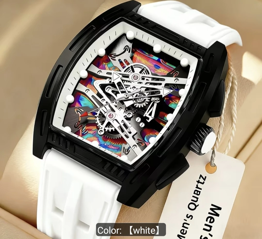 Men's Quartz Skeleton Watch - Various Colours - photo 2