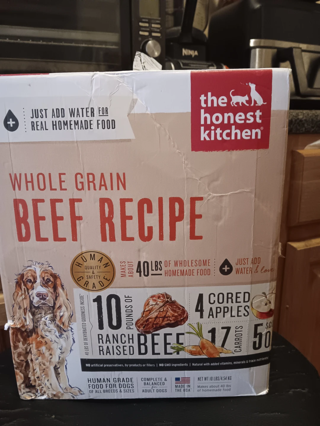 $95 The Honest Kitchen Whole Grain Beef Recipe Dog Food 10 lb