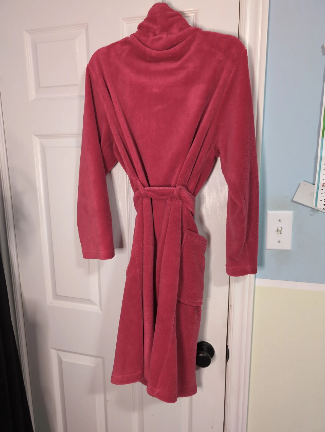 Ardene Pink Fleece Robe Size large - photo 4