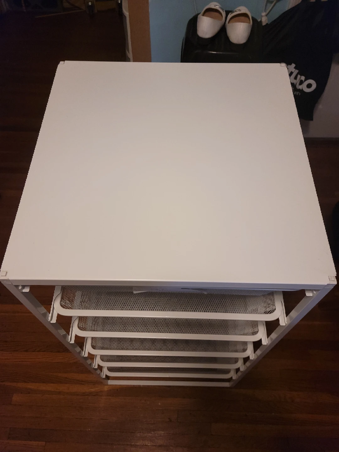 IKEA White 6-Drawer Rolling Cart - photo 2