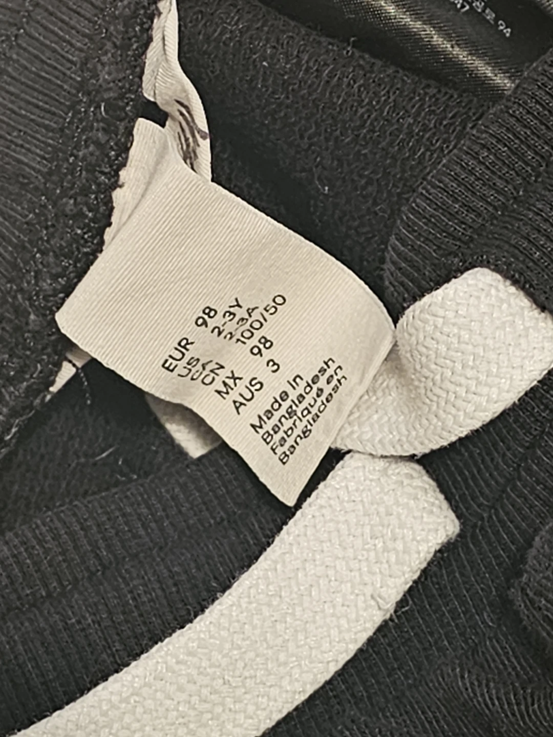 H&M Black Organic Cotton Sweatshirt and Shorts Set - photo 4