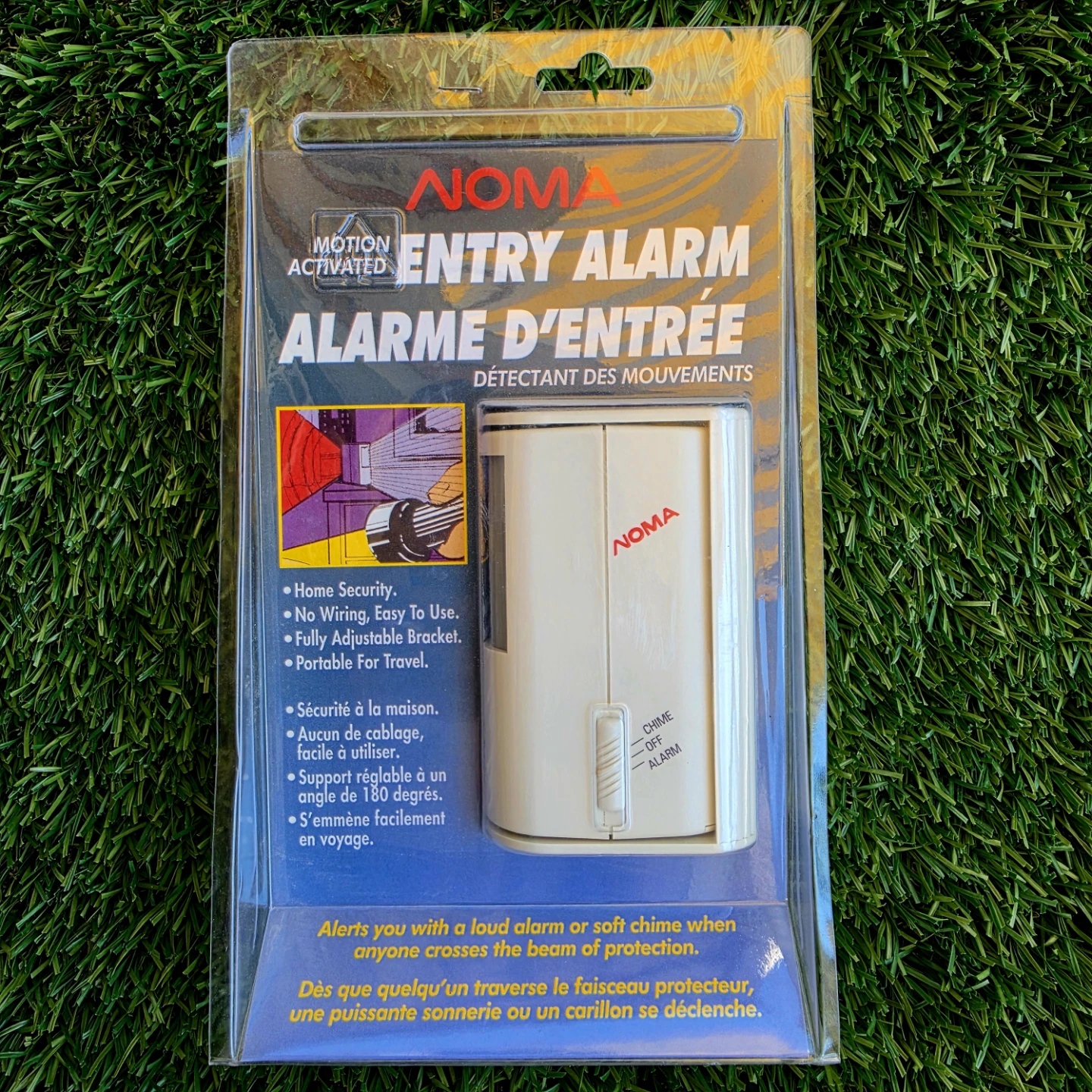Travel, Dorm or Home Security Noma Motion Activated Alarm