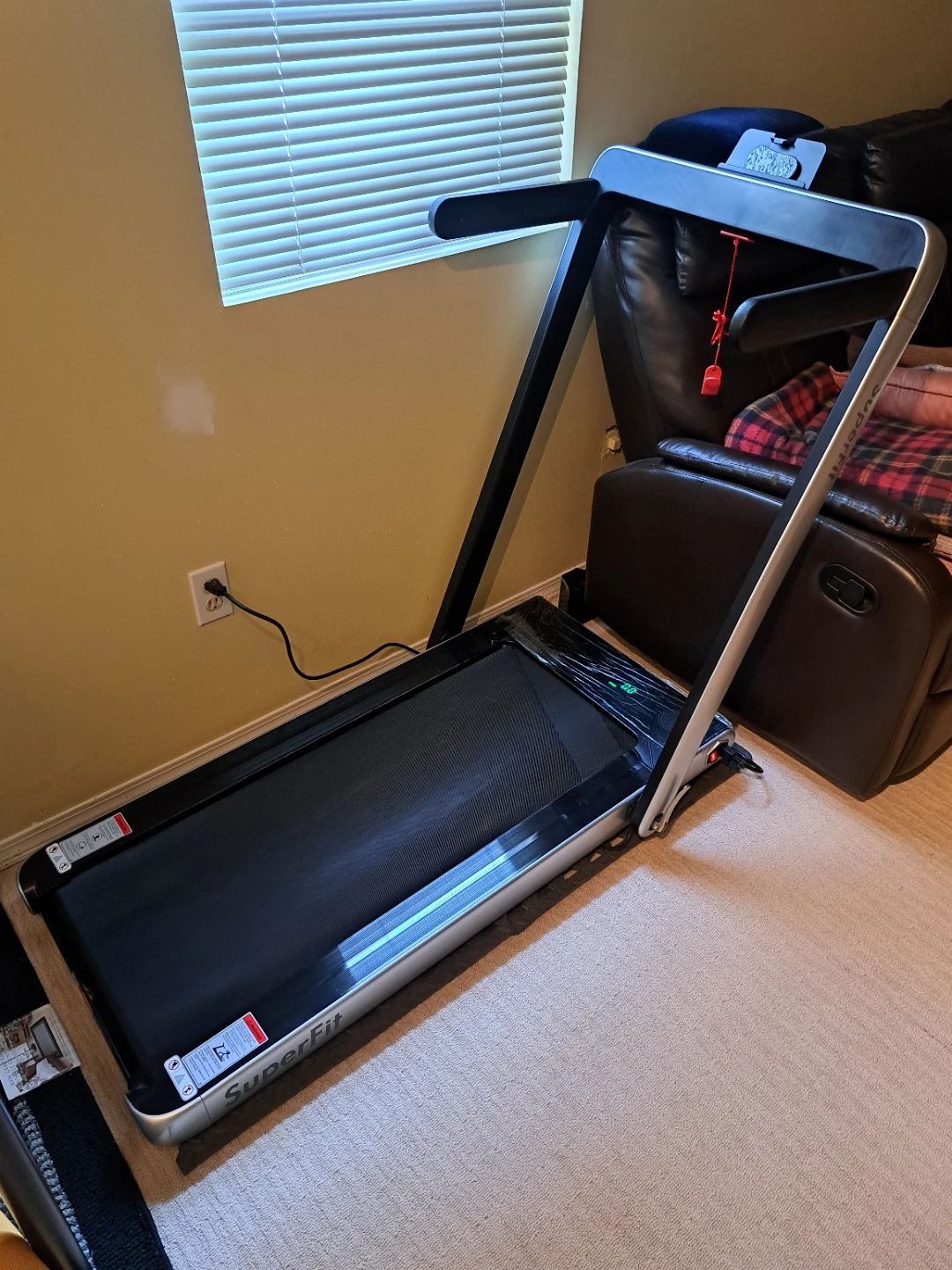 SuperFit 2.25HP 2 in 1 Folding Treadmill / Walking Pad