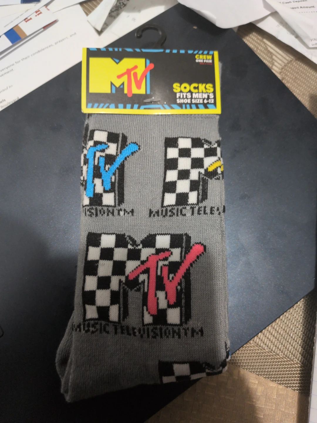 MTV Crew Socks - Men's Shoe Size 6-12