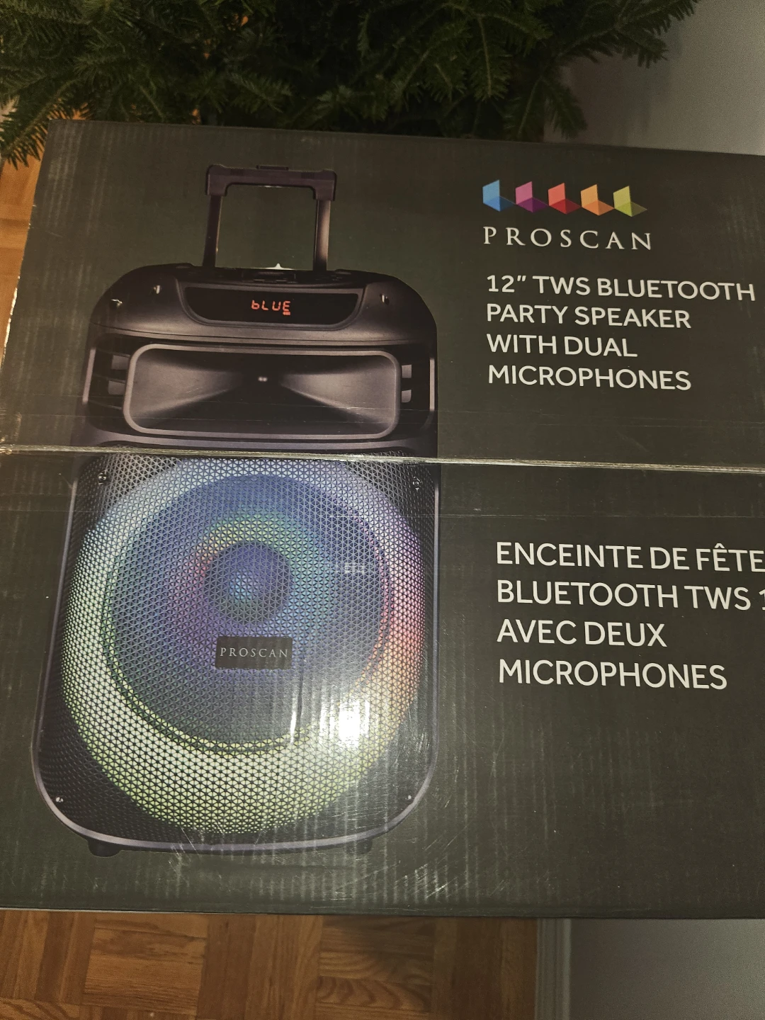 PROSCAN 12" TWS Bluetooth Party Speaker with Dual Microphones - photo 2