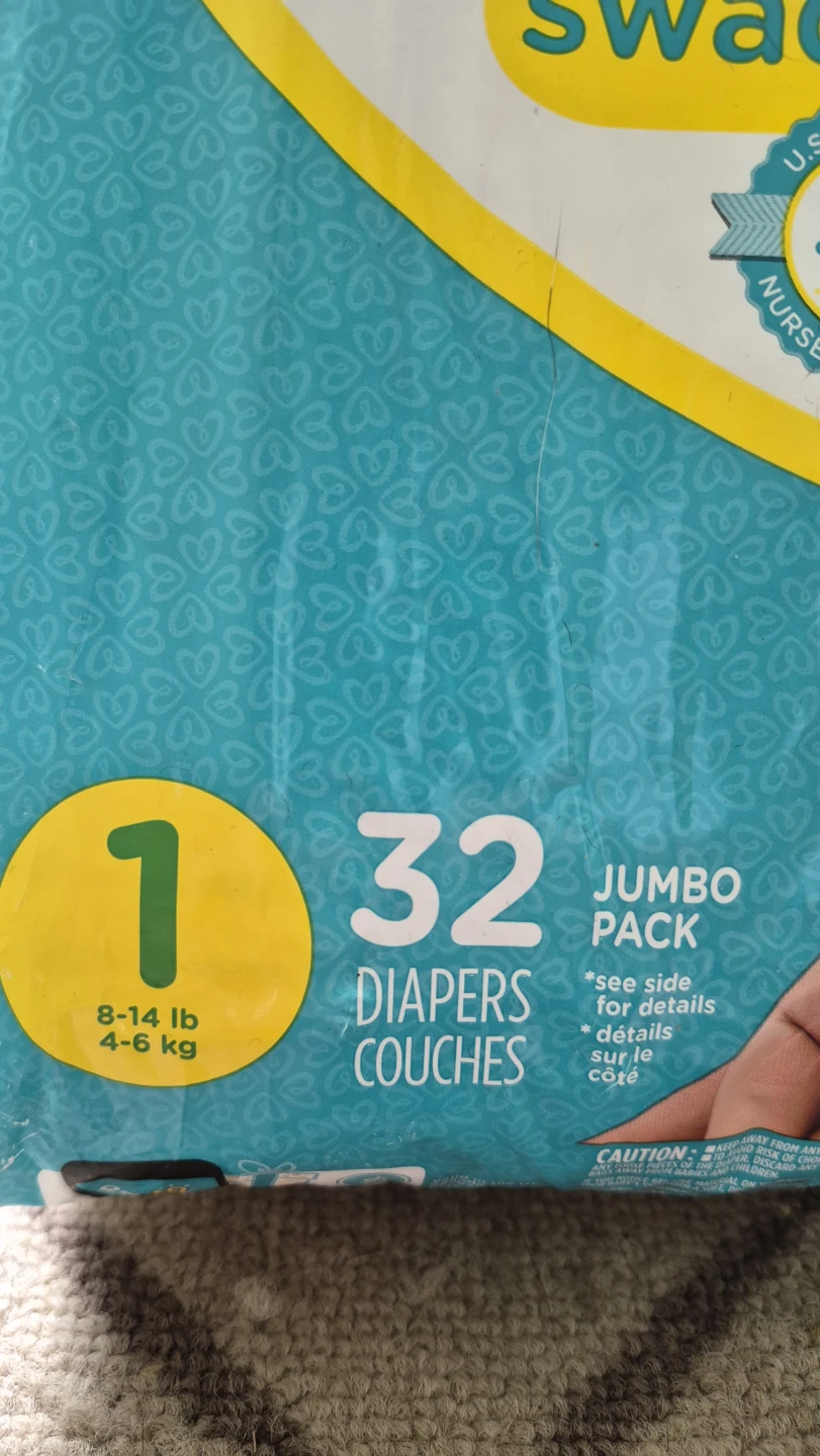 New Pampers baby diapers, size 1 - photo 2