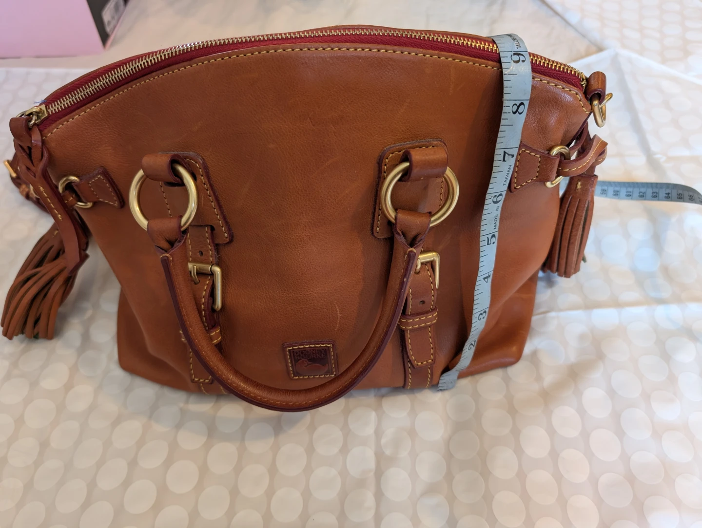 Dooney & Bourke Brown Leather Satchel Bag - photo 2