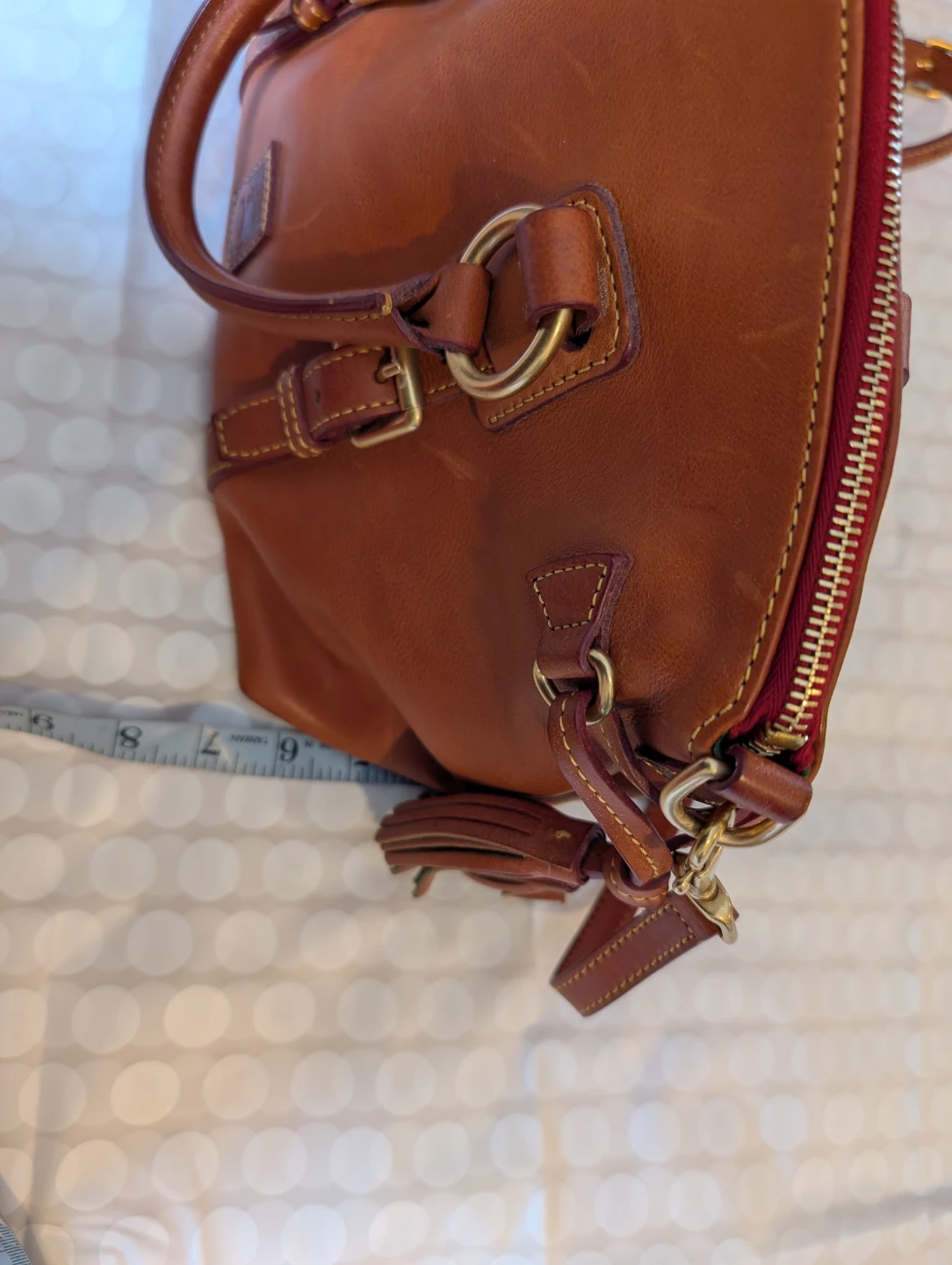 Dooney & Bourke Brown Leather Satchel Bag - photo 5