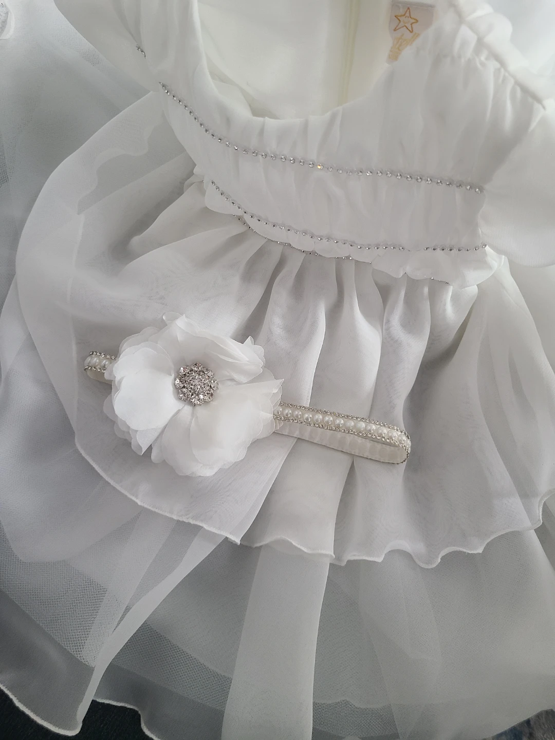 Baby Girl Baptism dress. Made in Italy. - photo 2