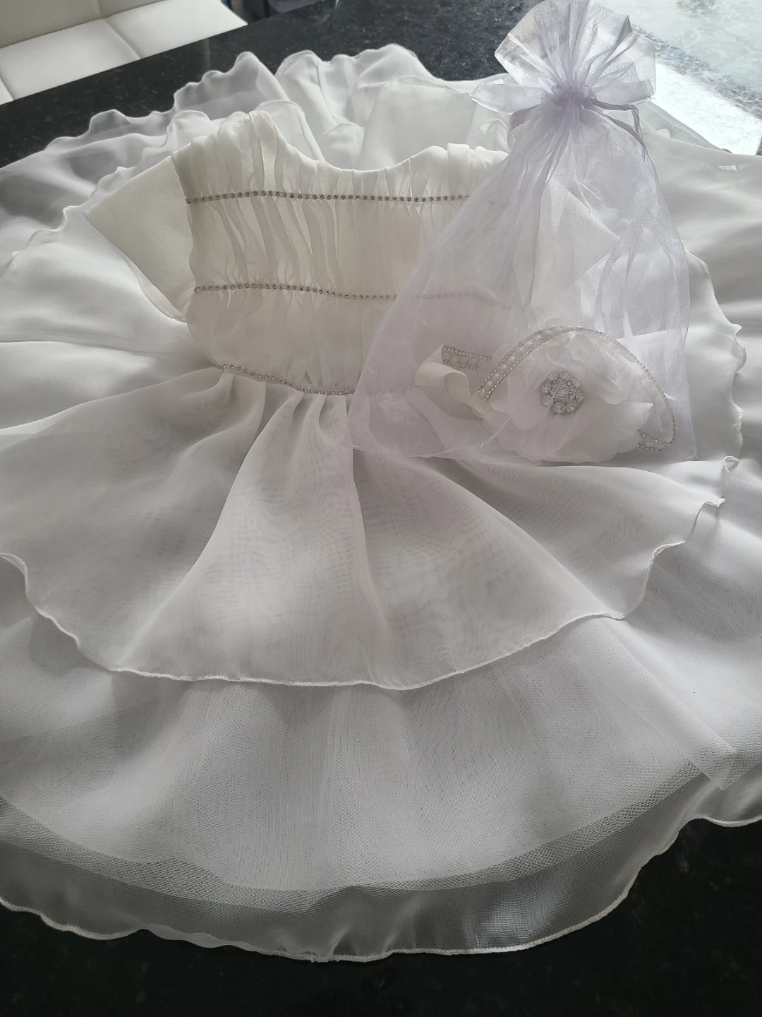 Baby Girl Baptism dress. Made in Italy. - photo 5