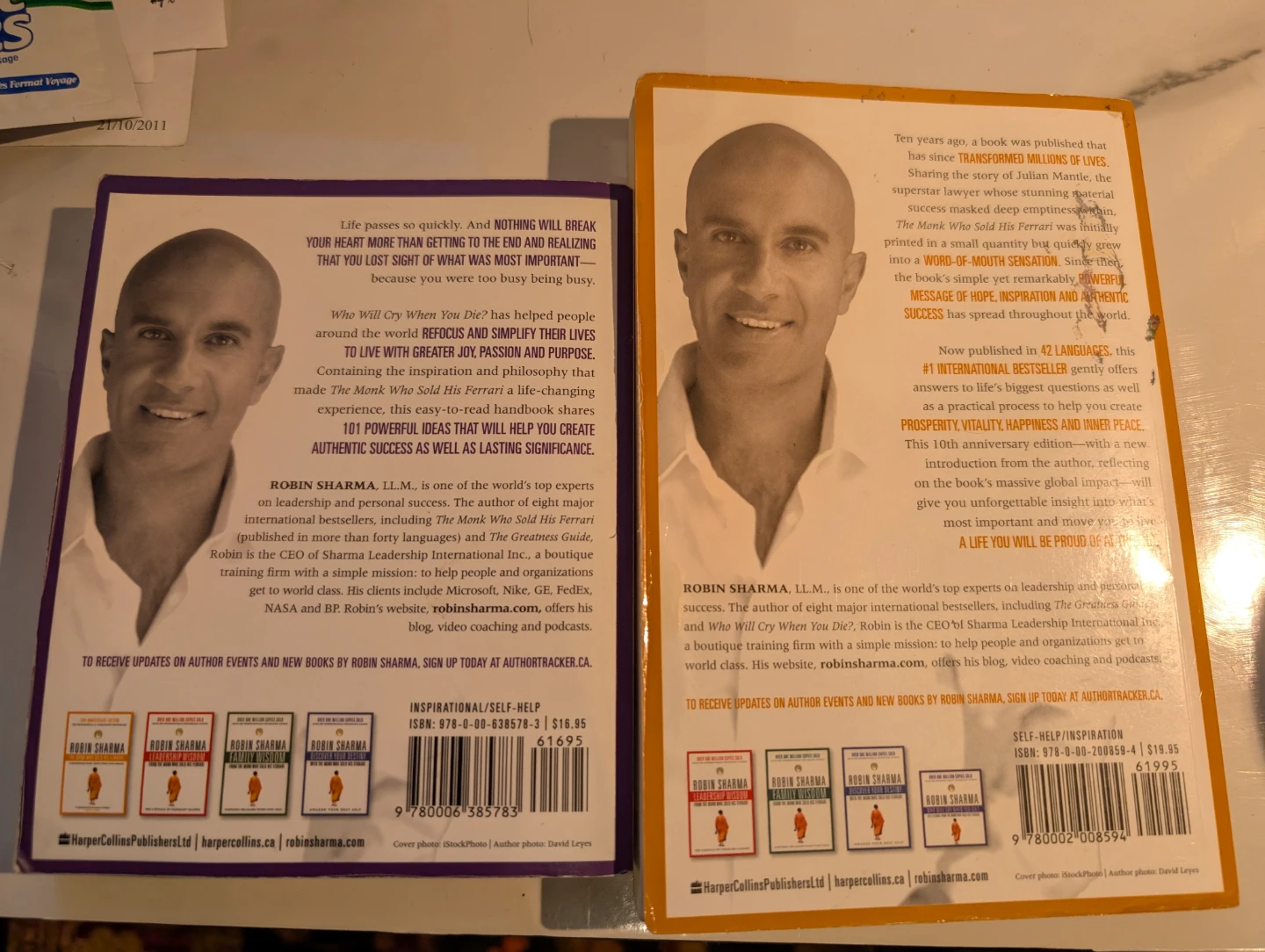 Robin Sharma Books:  inspirational