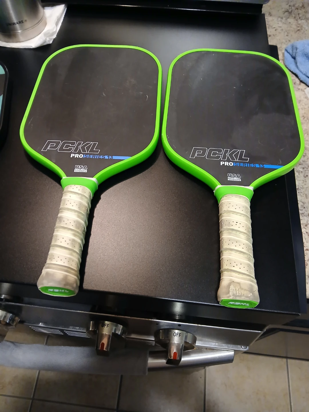 4 paddles... PCKL Pro Series 13 Pickleball Paddles (2)