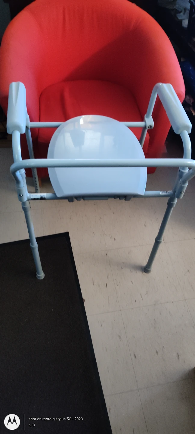 Adjustable Bedside Commode Chair - photo 5