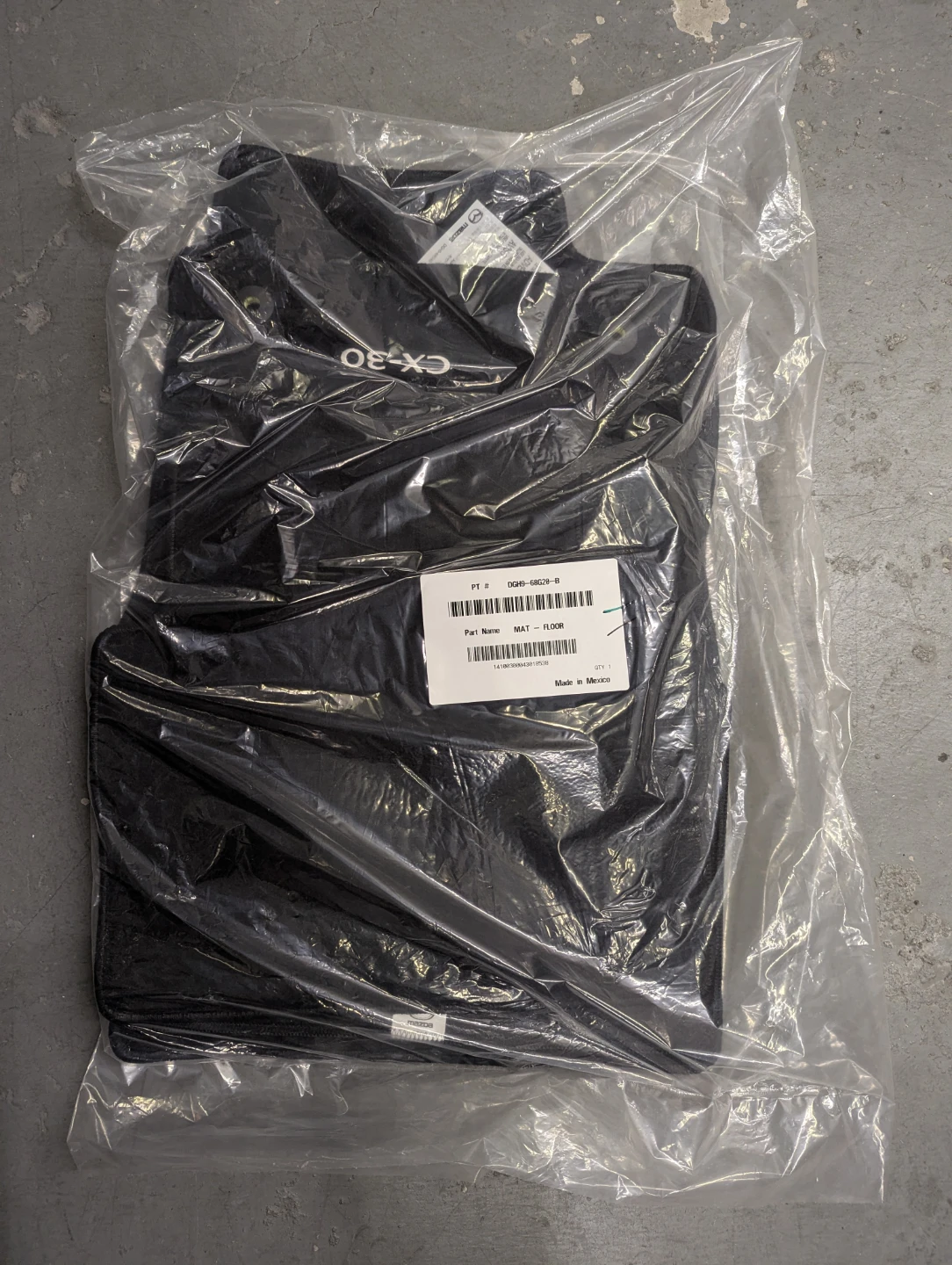Genuine New Mazda CX-30 Nylon Floor Mats