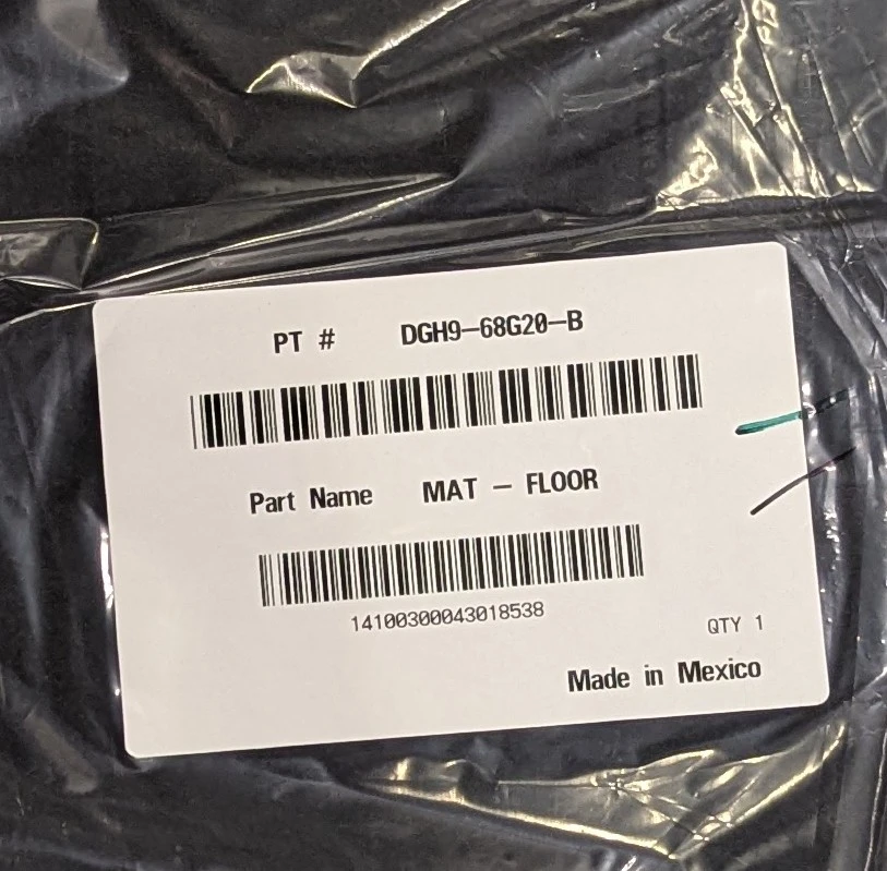 Genuine New Mazda CX-30 Nylon Floor Mats - photo 2