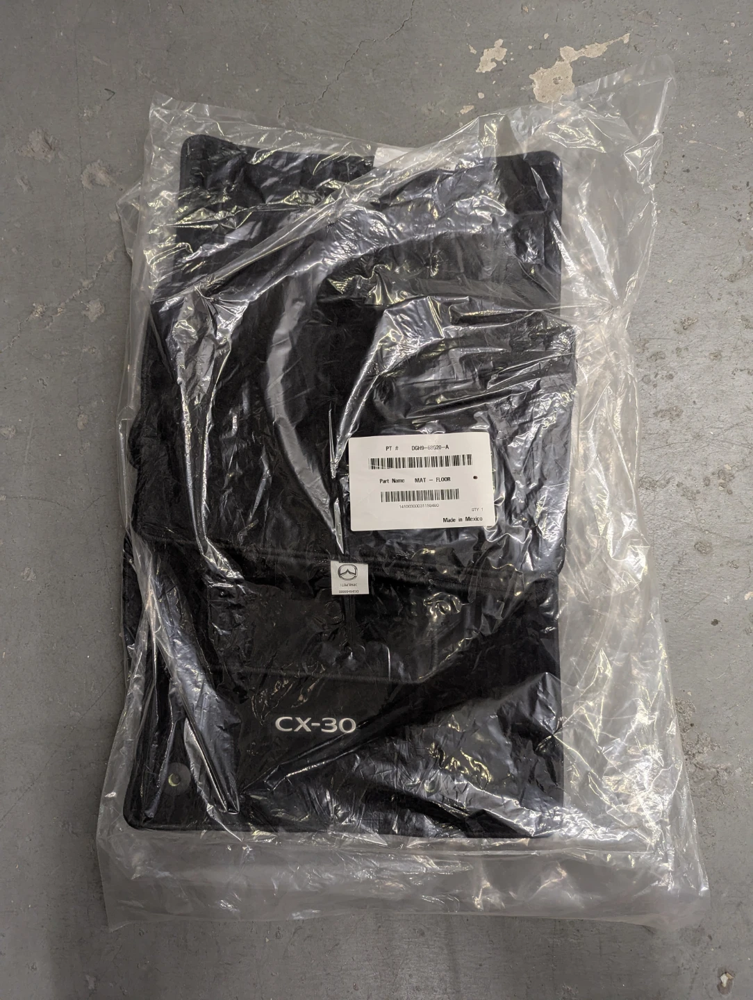 Genuine New Mazda CX-30 Nylon Floor Mats - photo 3