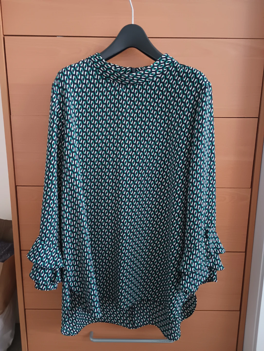 Women's Long Sleeve Geometric Print Top - photo 3