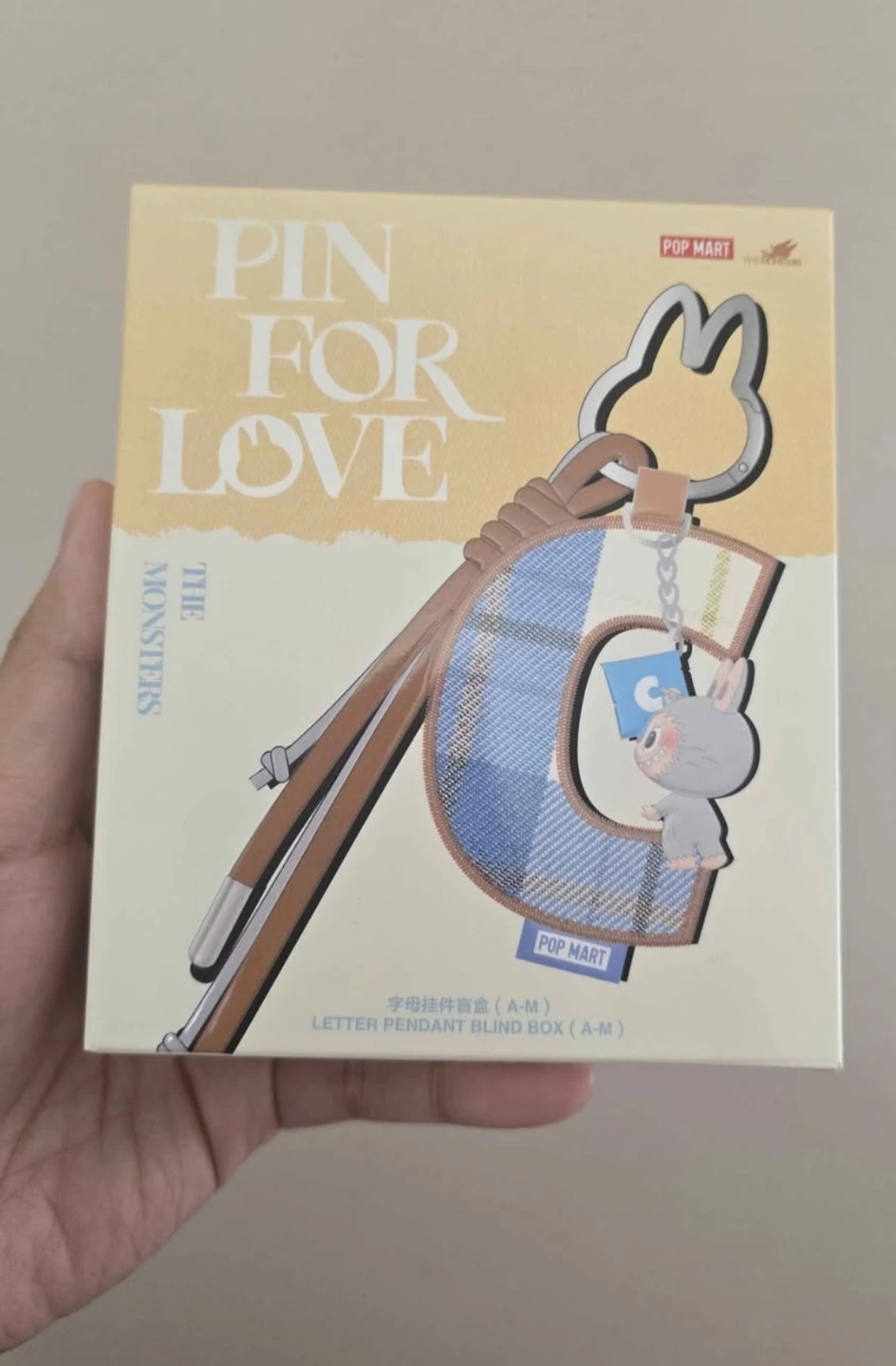 Pop Mart Letter Pendant Blind Box H