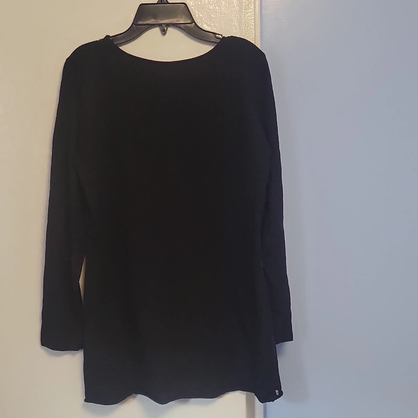 ZARGA Black Long Sleeve Embellished Tunic Top Size S - photo 5