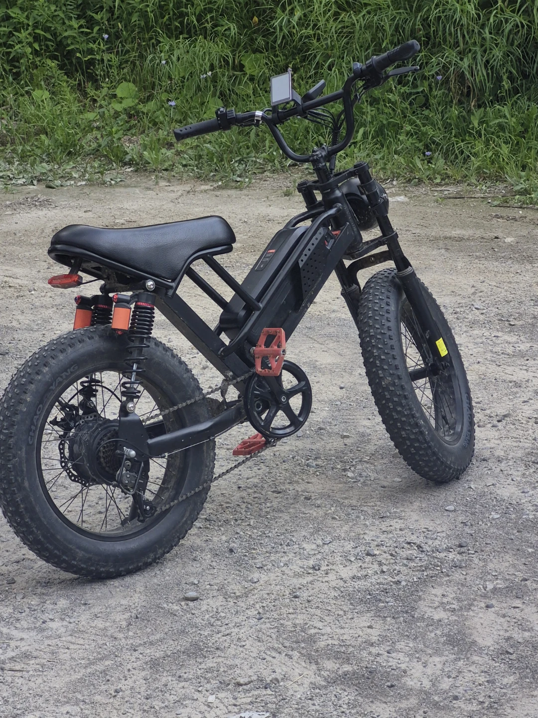 Black Fat Tire Electric Bike