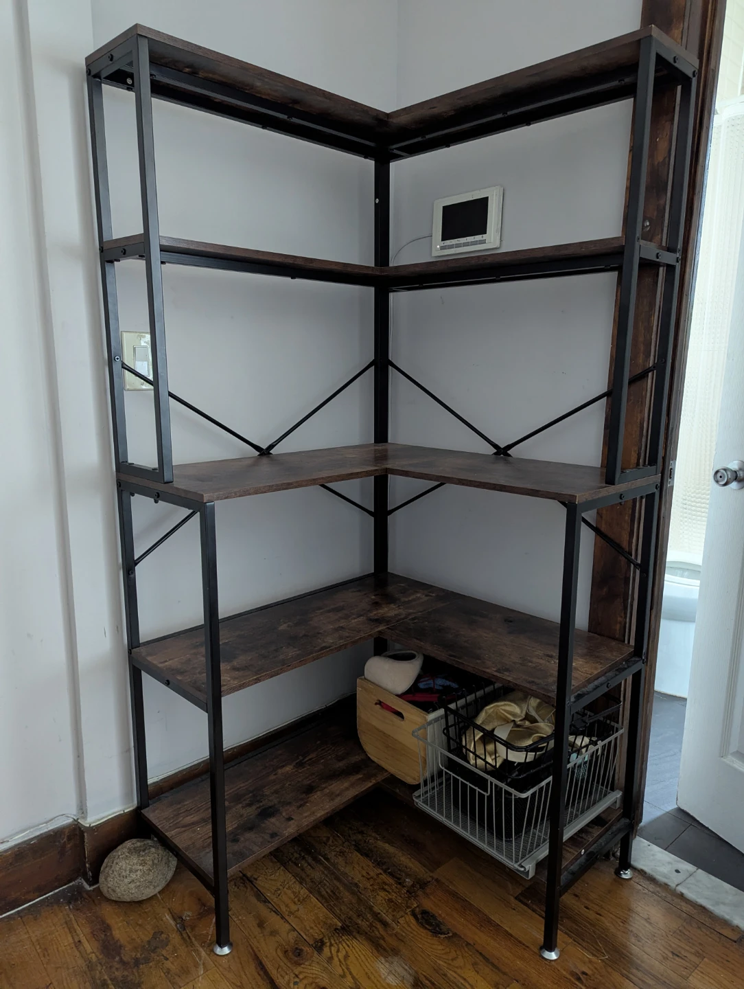 L-Shaped Bookshelf / Desk - photo 3