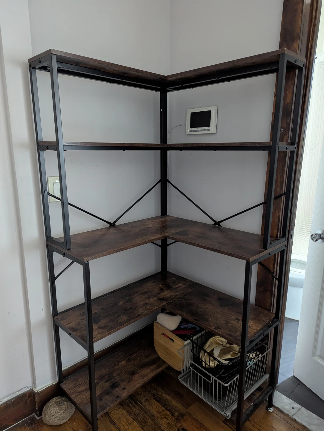L-Shaped Bookshelf / Desk - photo 4