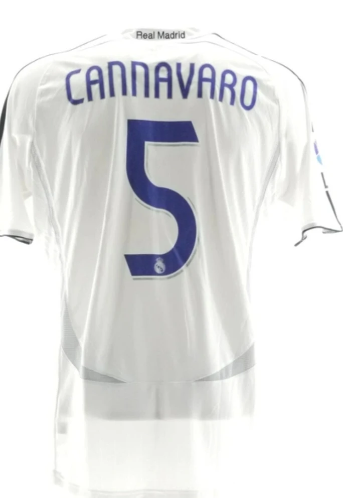 2006-07 Real Madrid Home Shirt #5 Cannavaro XL - photo 2