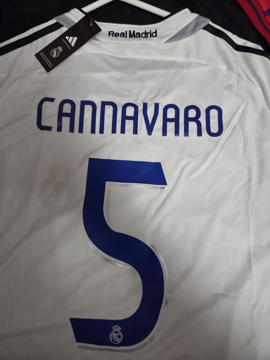 2006-07 Real Madrid Home Shirt #5 Cannavaro XL - photo 3