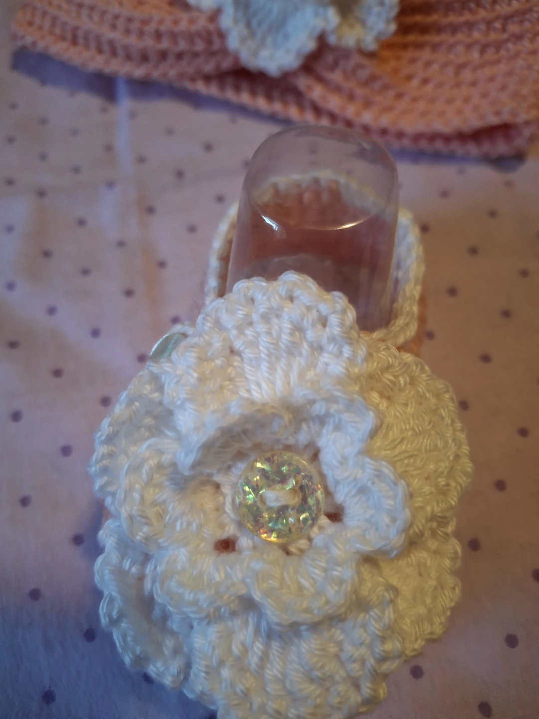 Crocheted Baby Shoes and Hat Set - photo 4