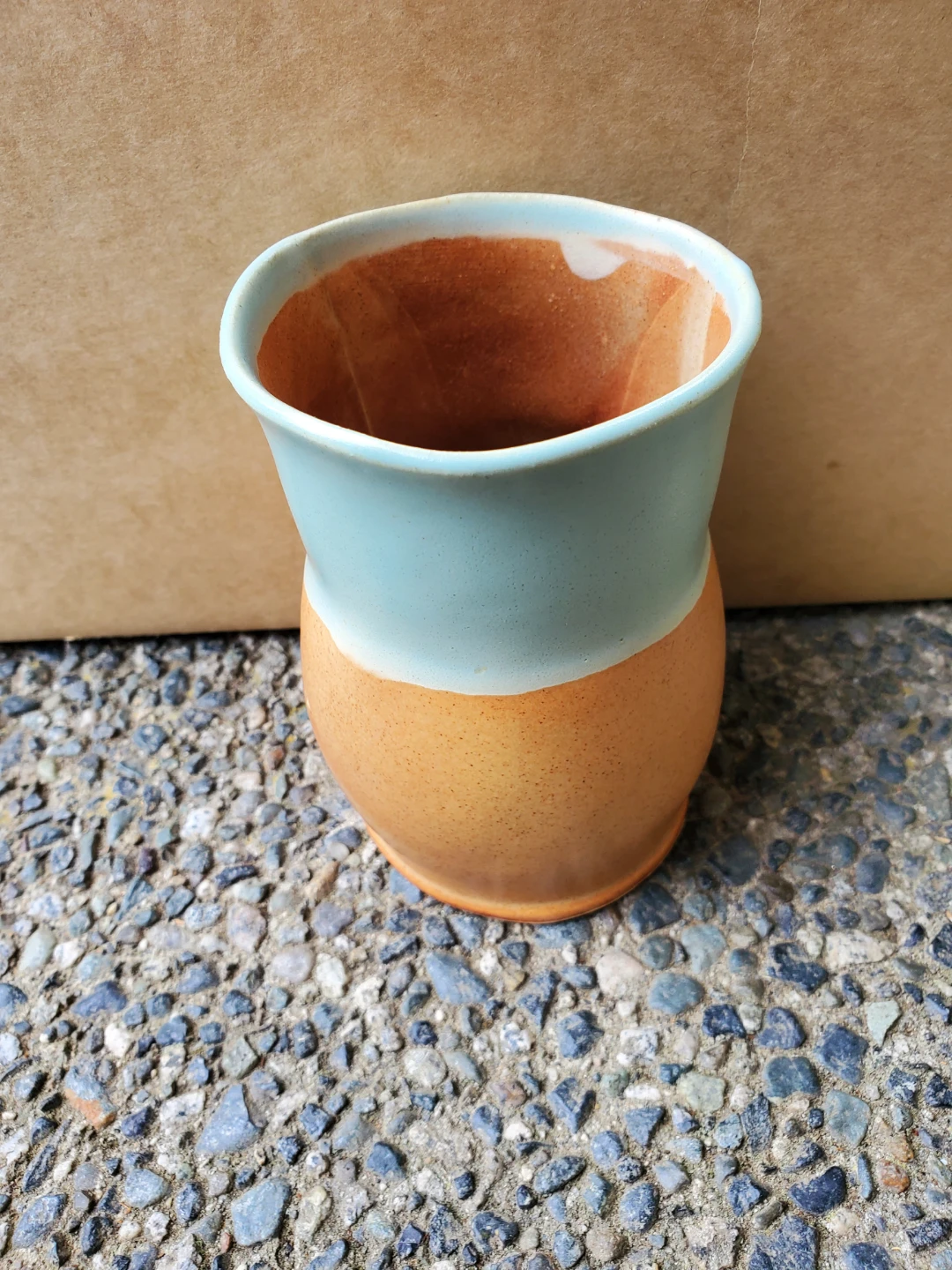 4 Ceramic Non Handle Mugs.