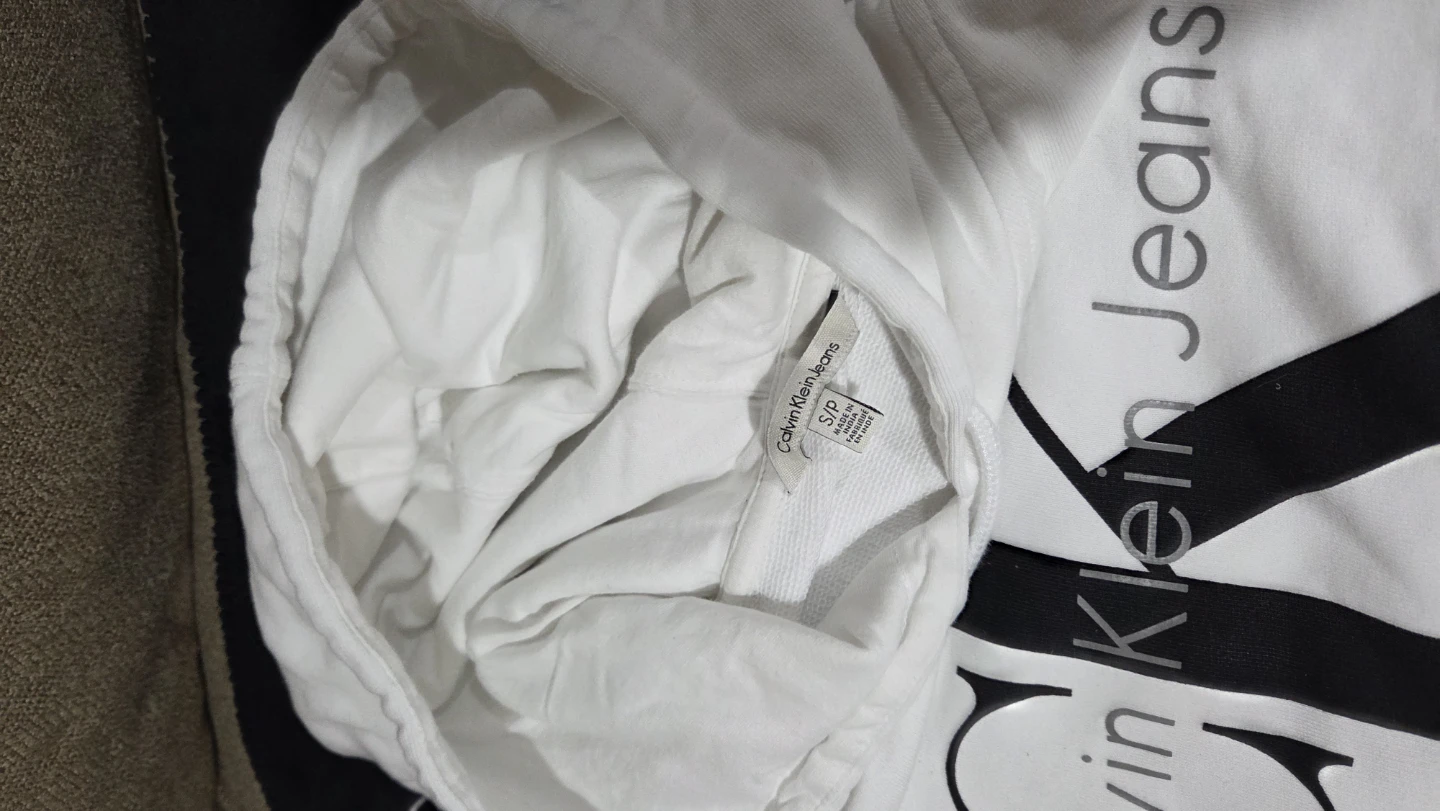 Calvin Klein Jeans White Hoodie - photo 2