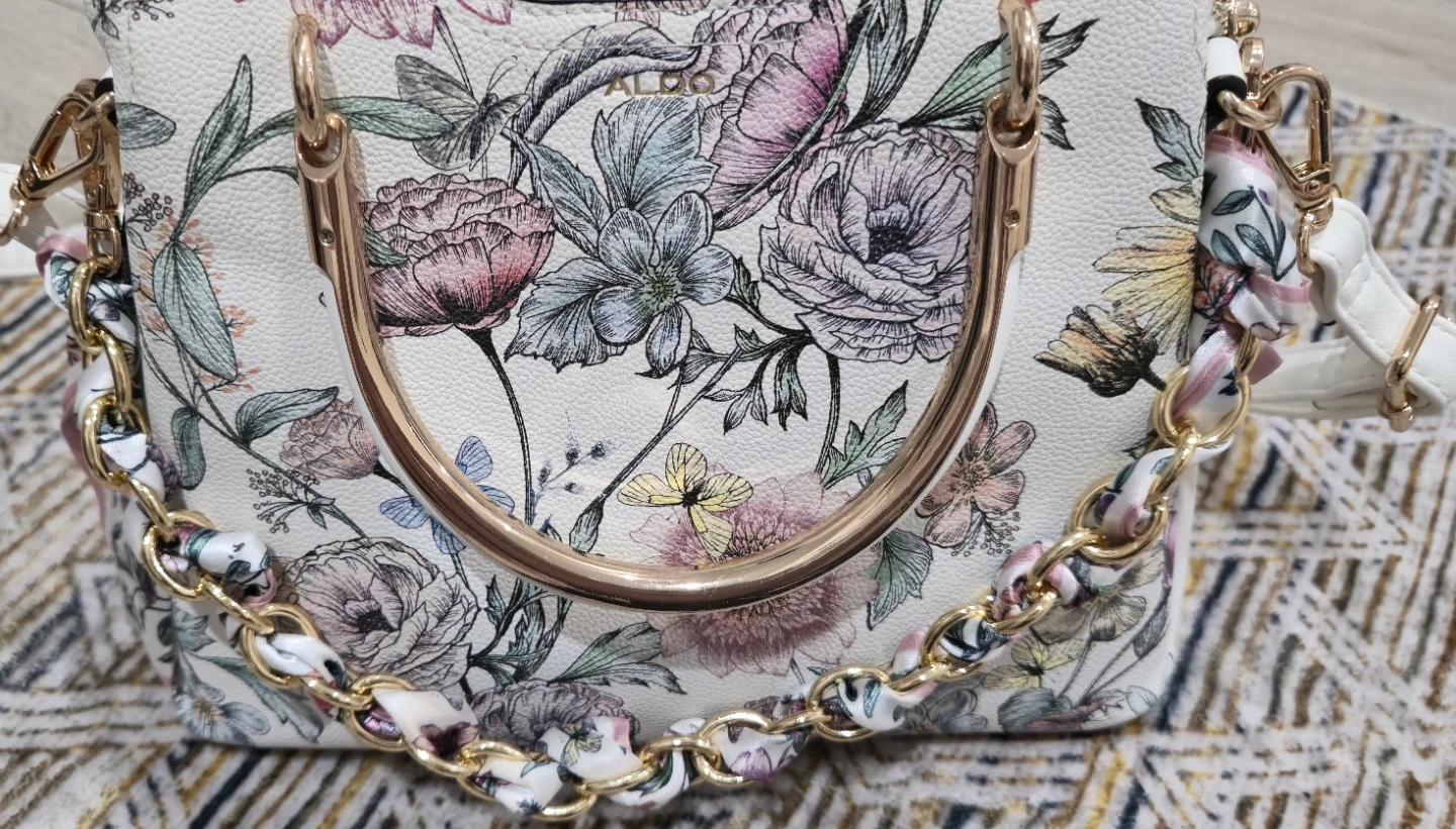 ALDO Floral Print Top Handle Bag
