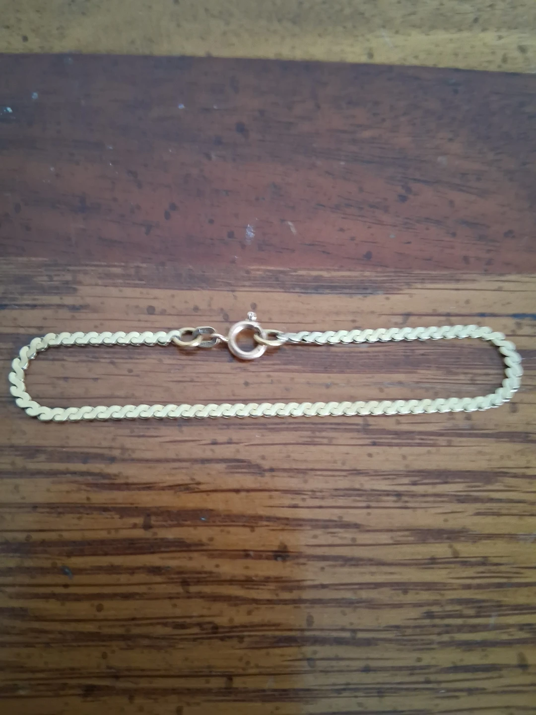 Gold Tone Chain Bracelet