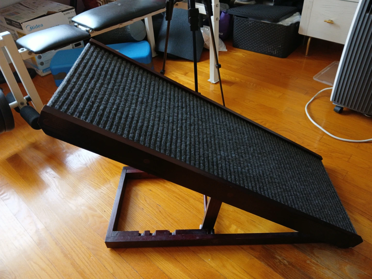 Wooden Pet Ramp for Dogs and Cats 2ft high