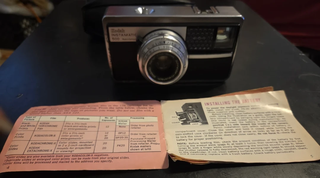 Kodak Instamatic 500 Camera - photo 5
