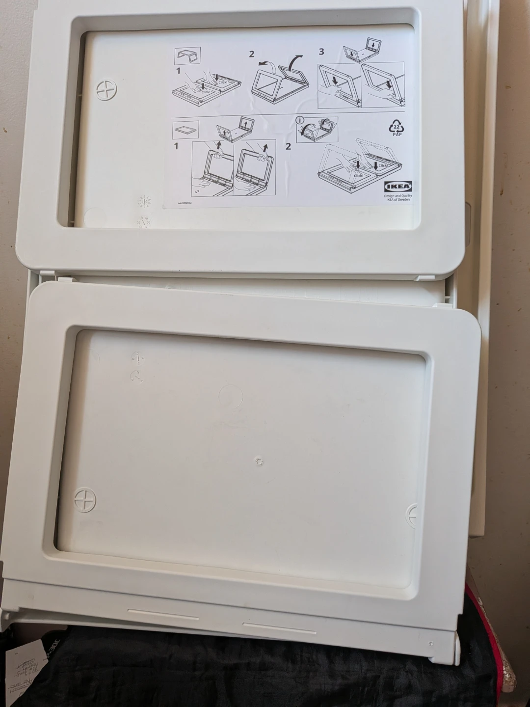 IKEA folding trays  .two