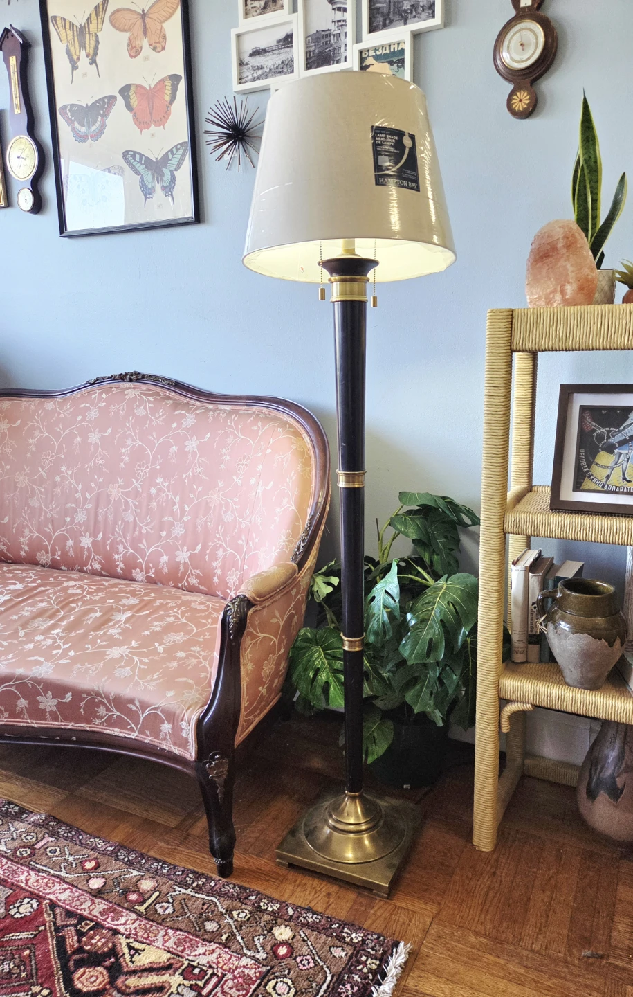 Pair of Black Floor Lamp - photo 2