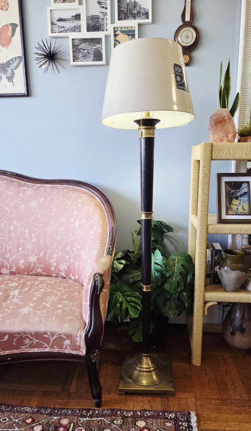Pair of Black Floor Lamp - photo 3