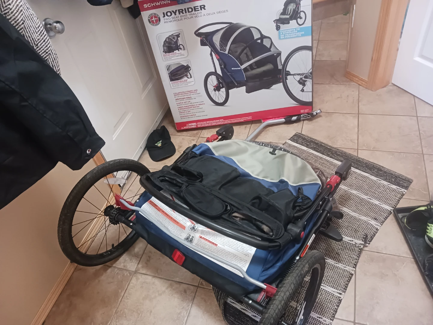 Schwinn Joyrider Two Seat Bike Trailer