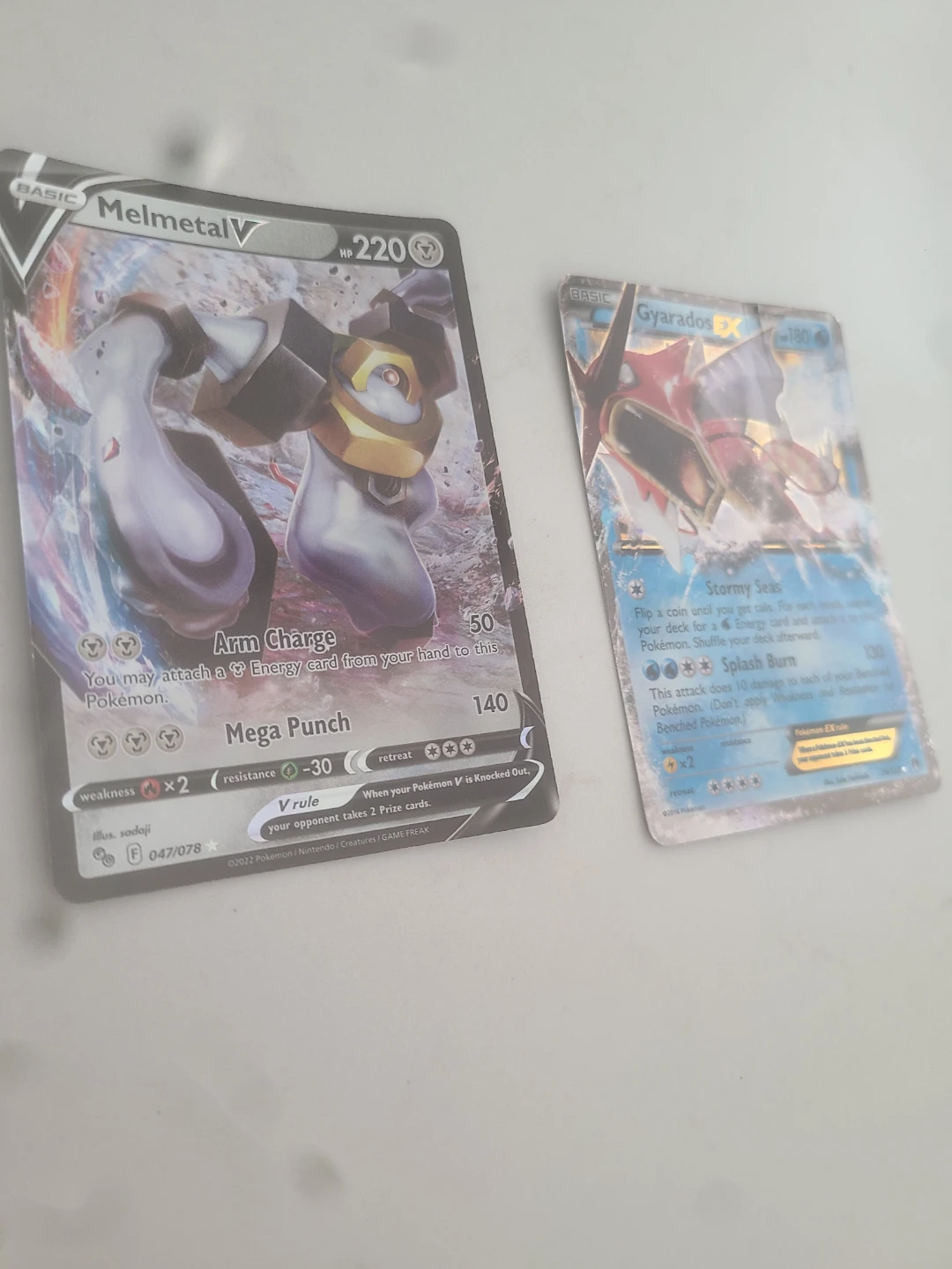 Pokemon TCG Melmetal V and Gyarados EX Cards - photo 3